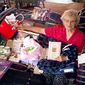 USA ID WildernessRanch 1998DEC25 DorothySchubert 002  Grandma was the quickest when it came to the unwrapping of presents. : 1998, Americas, Christmas, Date, December, Events, Idaho, Month, North America, Places, USA, Widerness Ranch, Year